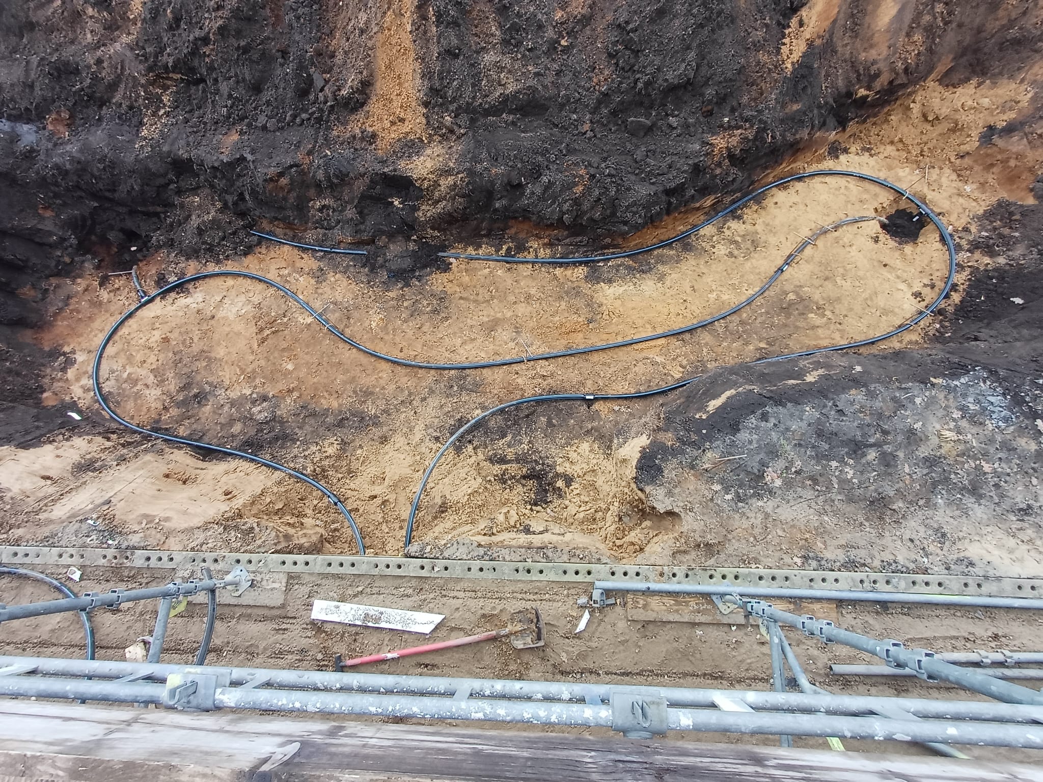 Aansluit werkzaamheden aardwarmte systeem